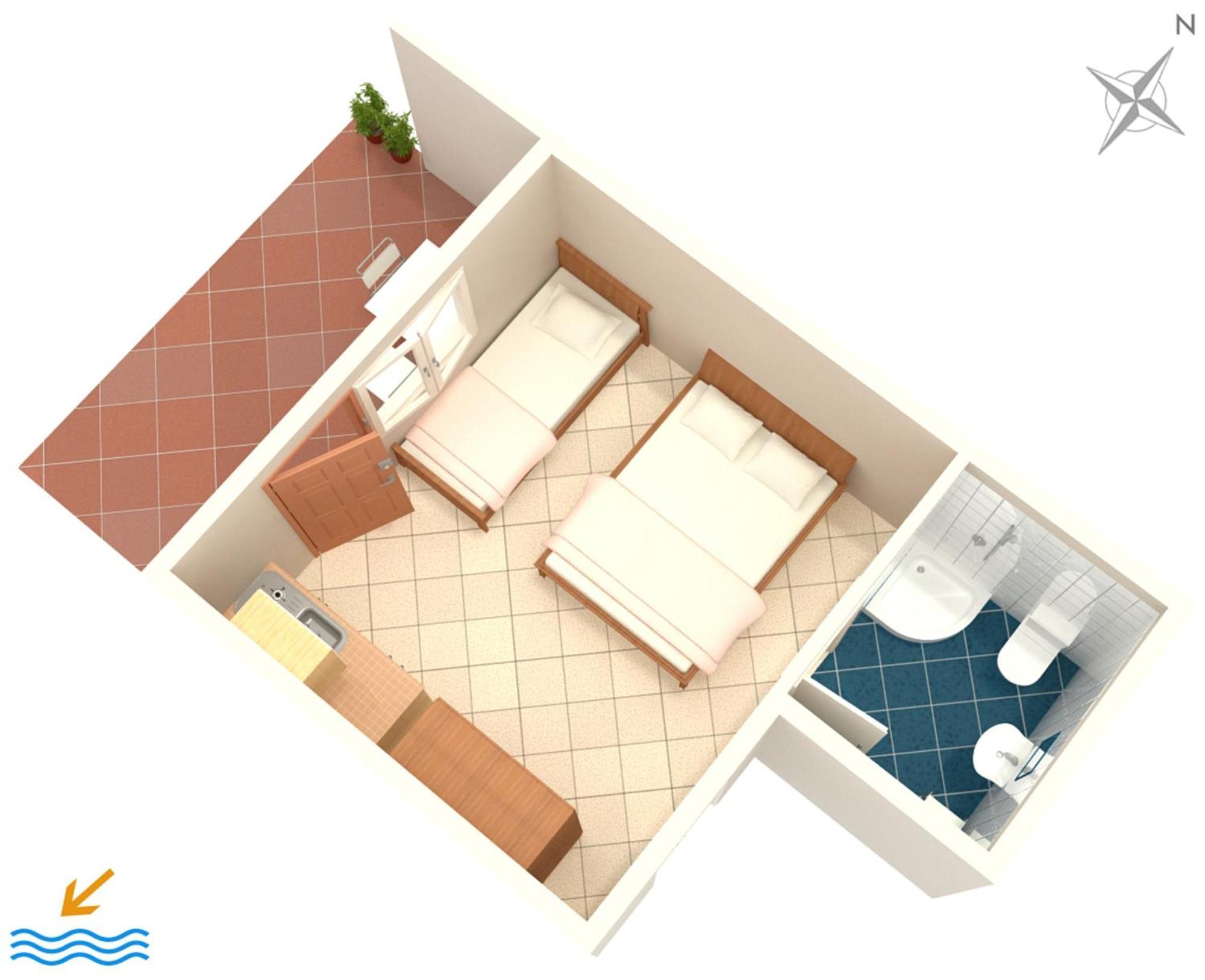Apartments By The Sea Podaca, Makarska - 4734 المظهر الخارجي الصورة