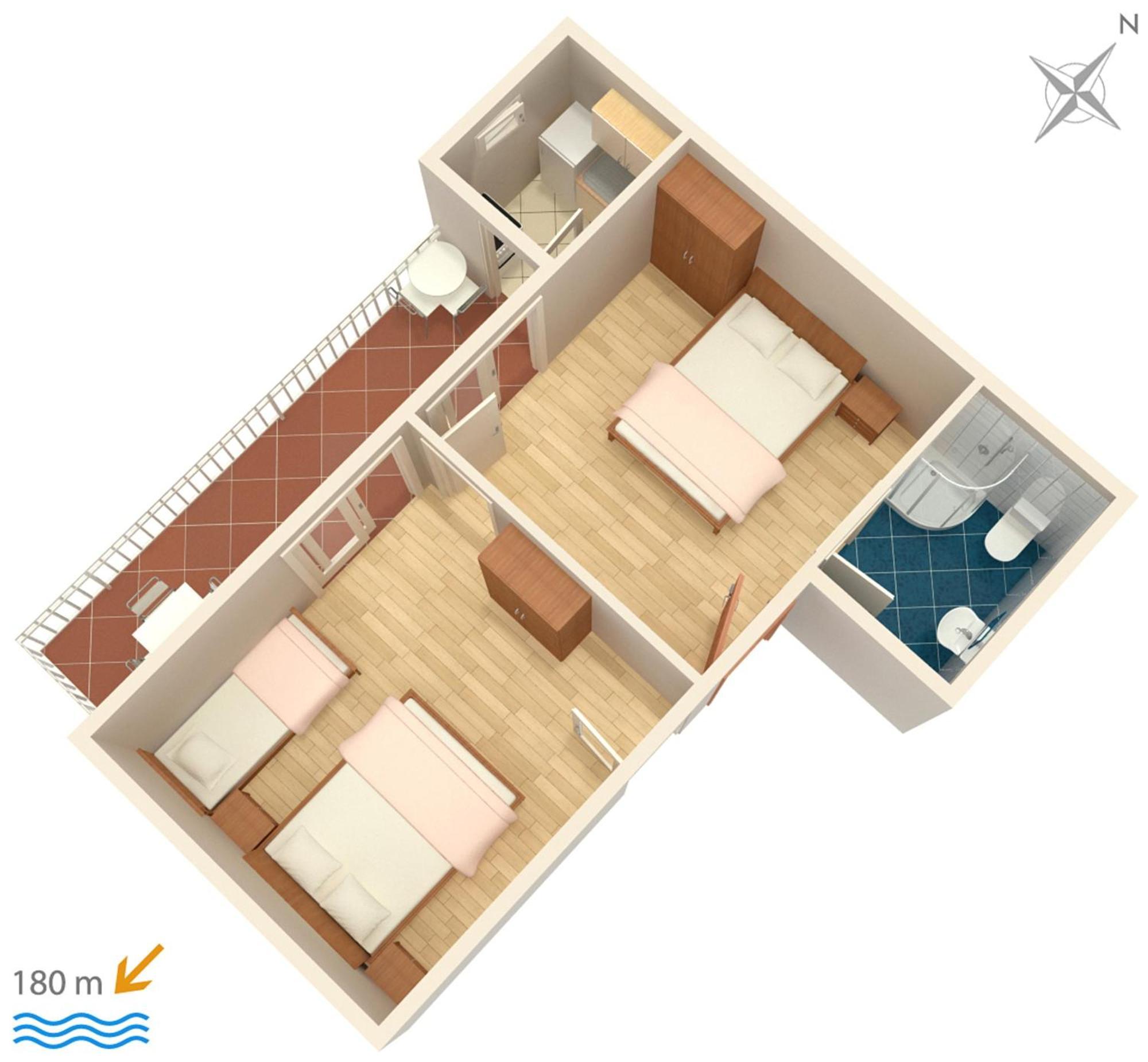 Apartments By The Sea Podaca, Makarska - 4734 المظهر الخارجي الصورة