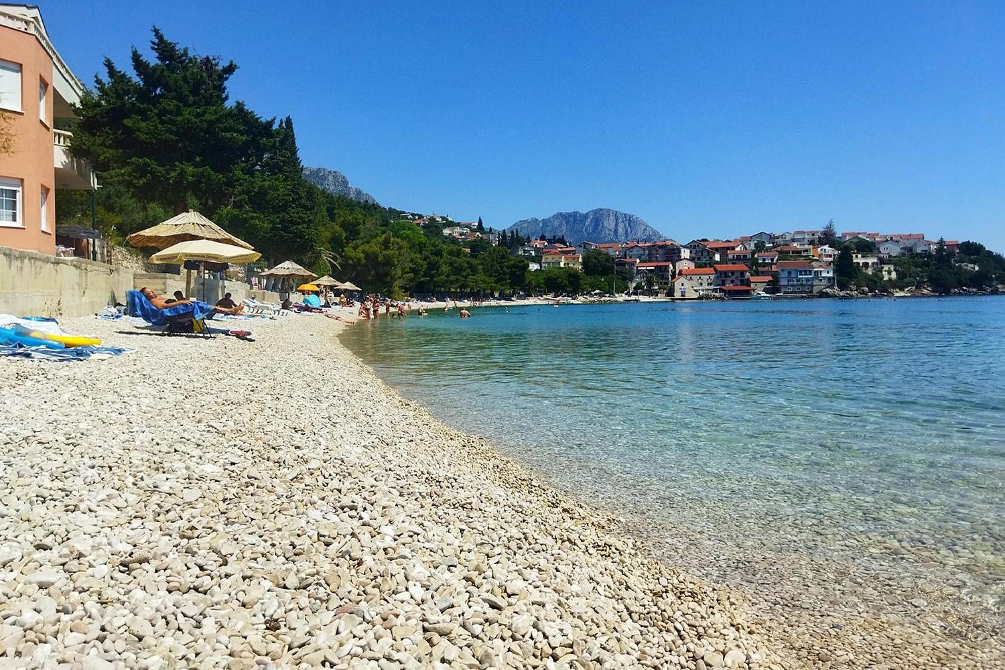 Apartments By The Sea Podaca, Makarska - 4734 المظهر الخارجي الصورة